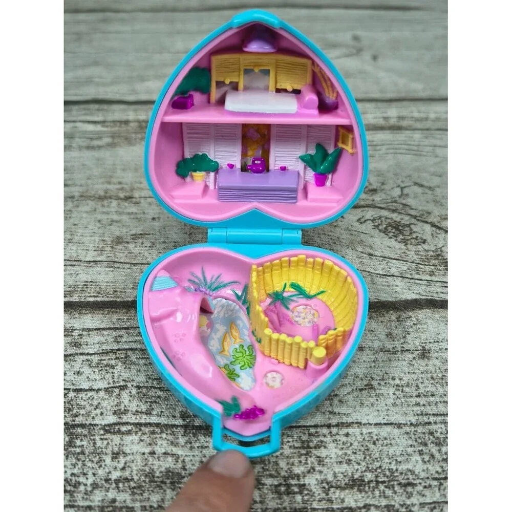Vintage 1993 Polly Pocket Pet Parade PRETTY PANDAS COMPACT Only